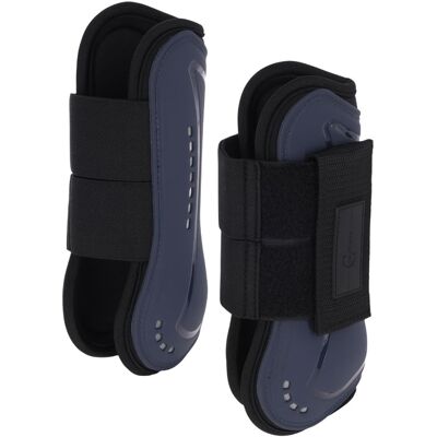 Kerbl - TecAir - Tendon & Brushing Boots - Blue Black One Size Kerbl - TecAir - Tendon & Brushing Boots - Blue Black One Size