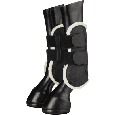 LeMieux - Capella Comfort - Tendon & Brushing Boots - Black Black M LeMieux - Capella Comfort - Tendon & Brushing Boots - Black Black M