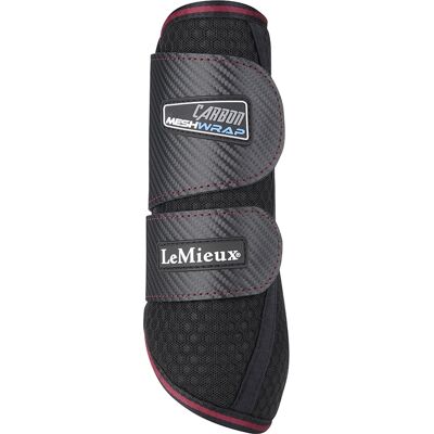 LeMieux - Carbon Mesh - Tendon & Brushing Boots - Black Black One Size LeMieux - Carbon Mesh - Tendon & Brushing Boots - Black Black One Size