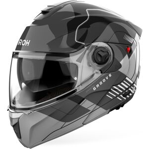 Airoh - Specktre Groove - Motorbike Helmet - Grey White XS Airoh - Specktre Groove - Motorbike Helmet - Grey White XS
