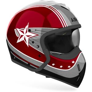Airoh - J 110 Command - Motorbike Helmet - Red Black One Size Airoh - J 110 Command - Motorbike Helmet - Red Black One Size