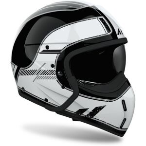 Airoh - J 110 Raster - Motorbike Helmet - White Black XS Airoh - J 110 Raster - Motorbike Helmet - White Black XS