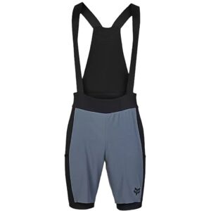 Fox - Flexair Ascent - Mens Bib Shorts - Black Black S Fox - Flexair Ascent - Mens Bib Shorts - Black Black S
