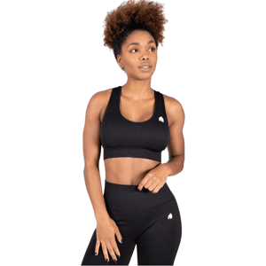 Gorilla Wear - Neiro Seamless - Womens Sports Bra - Black Purple XS Gorilla Wear - Neiro Seamless - Womens Sports Bra - Black Purple XS