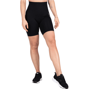 Gorilla Wear - Quincy Seamless - Womens Tight Shorts - Black Grey XS Gorilla Wear - Quincy Seamless - Womens Tight Shorts - Black Grey XS