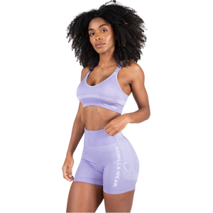 Gorilla Wear - Selah - Womens Sports Bra - Purple Black S/M Gorilla Wear - Selah - Womens Sports Bra - Purple Black S/M