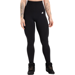 Gorilla Wear - Olivia - Womens Leggings - Black Orange XS Gorilla Wear - Olivia - Womens Leggings - Black Orange XS