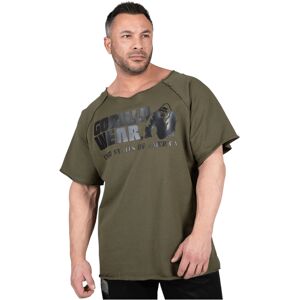Gorilla Wear - Classic Workout - Mens Short-Sleeve T-Shirt - Green Black L Gorilla Wear - Classic Workout - Mens Short-Sleeve T-Shirt - Green Black L