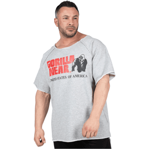 Gorilla Wear - Classic Workout - Mens Short-Sleeve T-Shirt - Grey Green S Gorilla Wear - Classic Workout - Mens Short-Sleeve T-Shirt - Grey Green S