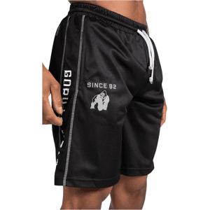 Gorilla Wear - Functional Mesh - Mens Shorts - Black Black S/M Gorilla Wear - Functional Mesh - Mens Shorts - Black Black S/M