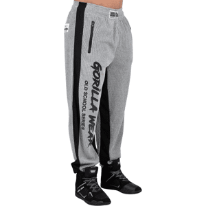 Gorilla Wear - Augustine Old School - Mens Joggers - Grey Black XL Gorilla Wear - Augustine Old School - Mens Joggers - Grey Black XL