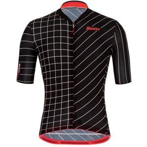Santini - Eco - Mens Sleek Dinamo Jersey - Black Grey One Size Santini - Eco - Mens Sleek Dinamo Jersey - Black Grey One Size