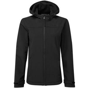 TOG 24 - Keld - Womens Hooded Softshell Jacket - Black White L TOG 24 - Keld - Womens Hooded Softshell Jacket - Black White L