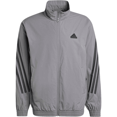 adidas - Future Icons 3 Stripes Woven - Mens Casual Jacket - Grey M adidas - Future Icons 3 Stripes Woven - Mens Casual Jacket - Grey M