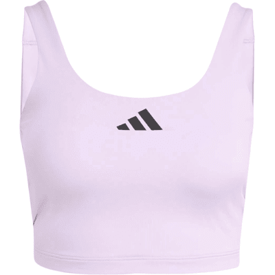adidas - Optime Workout Twist Light Support - Womens Tank Top - Pink S adidas - Optime Workout Twist Light Support - Womens Tank Top - Pink S
