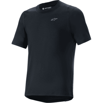 Alpinestars A-Dura Dri Wool Jersey - Short Sleeve Black Alpinestars A-Dura Dri Wool Jersey - Short Sleeve Black