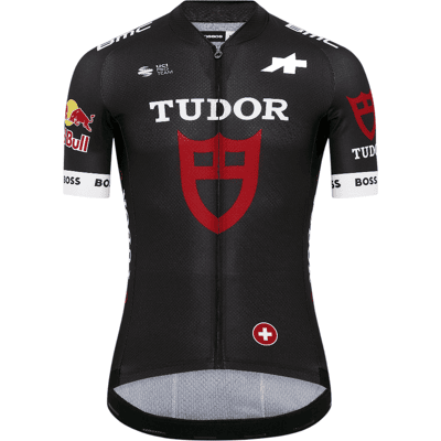 Assos - Tudor Pro Team GT - Mens Short Sleeve Cycling Jersey - Black XS Assos - Tudor Pro Team GT - Mens Short Sleeve Cycling Jersey - Black XS