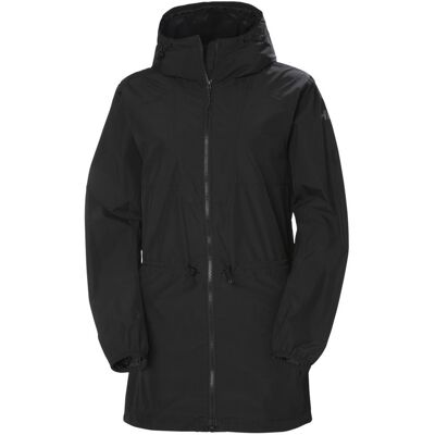 Helly Hansen - Essence Mid - Womens Waterproof Jacket - Black Orange 2XL Helly Hansen - Essence Mid - Womens Waterproof Jacket - Black Orange 2XL