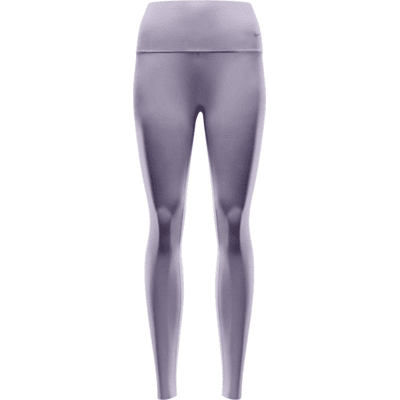 Nike Zenvy Women's High-Waisted Leggings - Full-Length - Black & Violet Nike Zenvy Women's High-Waisted Leggings - Full-Length - Black & Violet