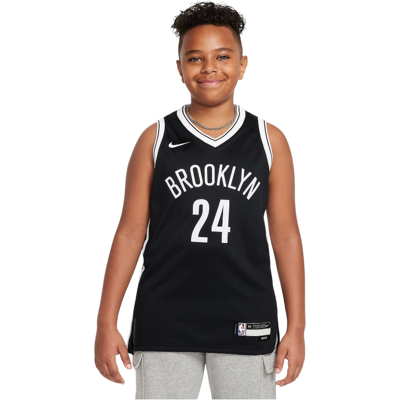 Nike - Brooklyn Nets Icon Edition 2021/22 - Boys Vest - Black Red M Nike - Brooklyn Nets Icon Edition 2021/22 - Boys Vest - Black Red M