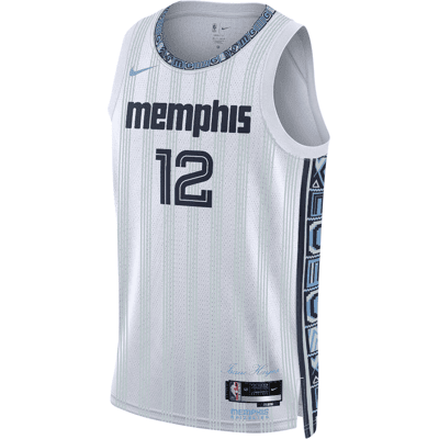 Nike - Memphis Dri-Fit Swingman CE 25 - Mens Tank Top - White Blue M Nike - Memphis Dri-Fit Swingman CE 25 - Mens Tank Top - White Blue M