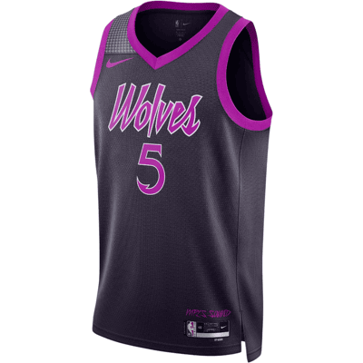 Nike - Minnesota Timberwolves Dri-Fit Swingman CE 25 - Mens Tank Top - Purple White XL Nike - Minnesota Timberwolves Dri-Fit Swingman CE 25 - Mens Tank Top - Purple White XL