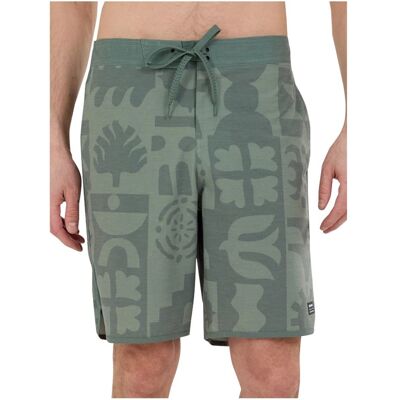 Fundango - Neal - Mens Boardshorts - Green Green L Fundango - Neal - Mens Boardshorts - Green Green L