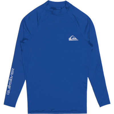 Quiksilver - Everyday - Mens Long Sleeve Rashguard - Blue Blue M Quiksilver - Everyday - Mens Long Sleeve Rashguard - Blue Blue M