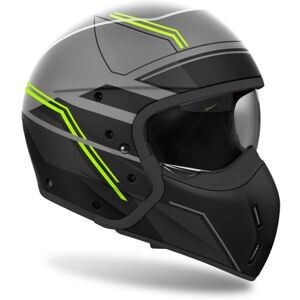 Airoh - J 110 Slim - Motorbike Helmet - Black Black L Airoh - J 110 Slim - Motorbike Helmet - Black Black L