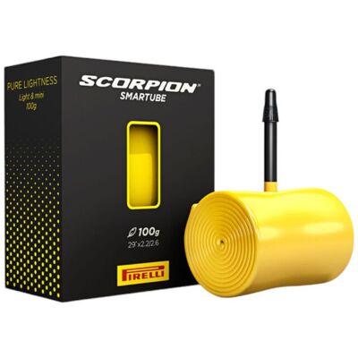 Pirelli - Scorpion Smartube 46/58-622 Inner Tube - Yellow - Mountain Bike Pirelli - Scorpion Smartube 46/58-622 Inner Tube - Yellow - Mountain Bike