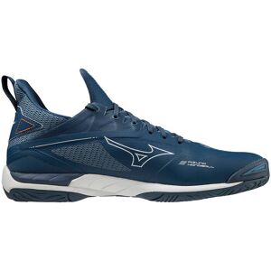 Mizuno - Wave Mirage 4 - Mens Handball Shoes - Blue Orange 2XL Mizuno - Wave Mirage 4 - Mens Handball Shoes - Blue Orange 2XL