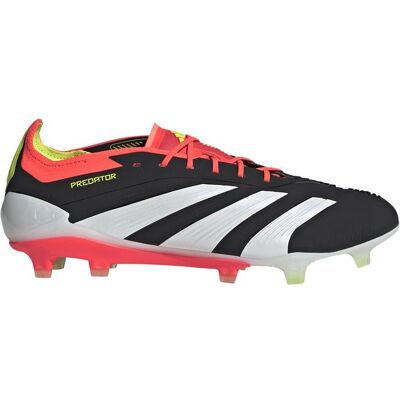 adidas Predator 24 Elite Low Firm Ground Football Boots - Black/White/Red adidas Predator 24 Elite Low Firm Ground Football Boots - Black/White/Red