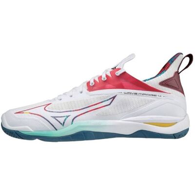 Mizuno - Wave Mirage 4 - Handball Shoes - White EUR 51 Mizuno - Wave Mirage 4 - Handball Shoes - White EUR 51