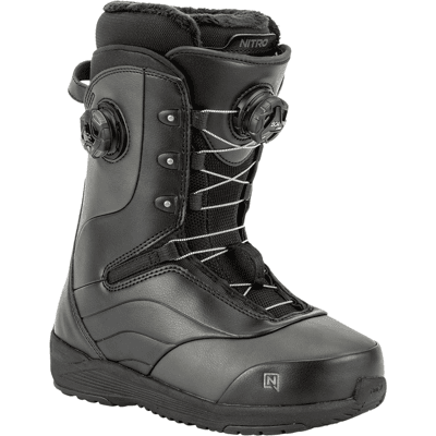 Nitro - Crown Boa - Womens All Mountain Snowboard Boots - Black EUR 38 ⅔ Nitro - Crown Boa - Womens All Mountain Snowboard Boots - Black EUR 38 ⅔
