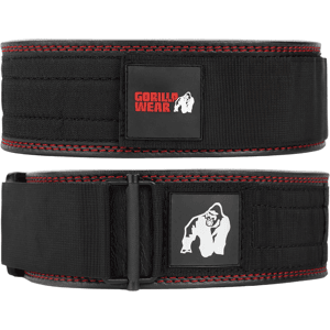 Gorilla Wear - 4 Inch Premium Leather Lifting - Casual Belt - Black Black XXL Gorilla Wear - 4 Inch Premium Leather Lifting - Casual Belt - Black Black XXL