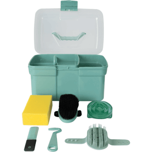 Horze - XEN48 - Kids Grooming Accessory - Green Blue One Size Horze - XEN48 - Kids Grooming Accessory - Green Blue One Size