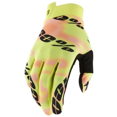 100% Mens Itrack Gloves Black Size L - Gloves 100% Mens Itrack Gloves Black Size L - Gloves