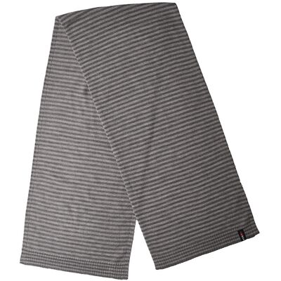Isobaa - Merino Mini - Stripe Scarf - Grey One Size Isobaa - Merino Mini - Stripe Scarf - Grey One Size