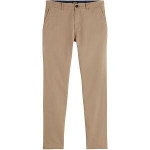 Scotch & Soda - Stuart Twill Slim Fit Chino - Mens Casual Trousers - Brown White 44 Scotch & Soda - Stuart Twill Slim Fit Chino - Mens Casual Trousers - Brown White 44
