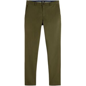 Scotch & Soda - Stuart Twill Slim Fit Chino - Mens Casual Trousers - Green Brown L Scotch & Soda - Stuart Twill Slim Fit Chino - Mens Casual Trousers - Green Brown L