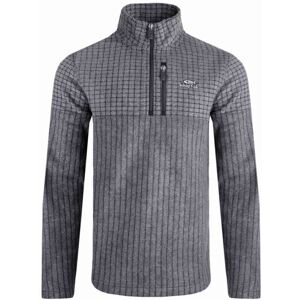 Weird Fish - Longmont 1/4 Zip Stripe Grid - Mens Fleece Pullover - Grey Green XXXL Weird Fish - Longmont 1/4 Zip Stripe Grid - Mens Fleece Pullover - Grey Green XXXL