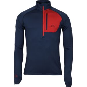 Fjern - Bresprekk - Mens Half Zip Grid Fleece - Blue Blue S Fjern - Bresprekk - Mens Half Zip Grid Fleece - Blue Blue S