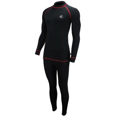 Rough Radical - Rock Set - Mens Rock Baselayer Set - Black Black XL Rough Radical - Rock Set - Mens Rock Baselayer Set - Black Black XL