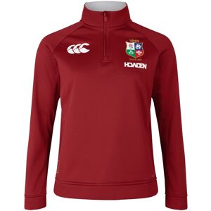British & Irish Lions - 1/4 Zip - Womens Fleece Pullover - Red Red L British & Irish Lions - 1/4 Zip - Womens Fleece Pullover - Red Red L