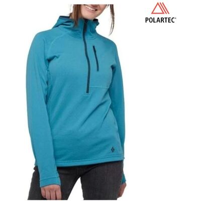 Black Diamond - Coefficient QZ - Womens Hoody - Blue Green 14 Black Diamond - Coefficient QZ - Womens Hoody - Blue Green 14