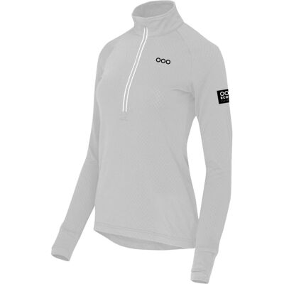 Ecoon - La Pastourelle - Womens Pullover - White Blue XL Ecoon - La Pastourelle - Womens Pullover - White Blue XL
