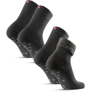 Danish Endurance - Anti-Slip Heat 2 Pack - Socks - Grey Blue S Danish Endurance - Anti-Slip Heat 2 Pack - Socks - Grey Blue S