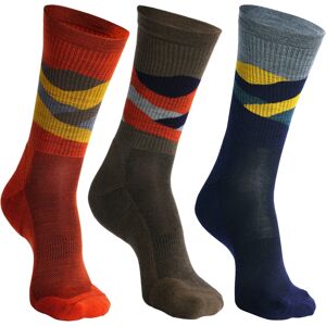 Natural Park - Merino Blend Hillscape Hiking - Socks - Multi Blue XL Natural Park - Merino Blend Hillscape Hiking - Socks - Multi Blue XL