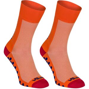Viking Sport - Run Bike Dot x3 - Socks - Orange Grey XS Viking Sport - Run Bike Dot x3 - Socks - Orange Grey XS
