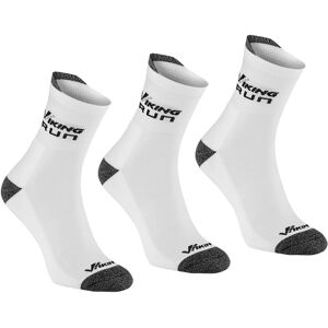 Viking Sport - Run x3 - Socks - White Blue 41-43 Viking Sport - Run x3 - Socks - White Blue 41-43